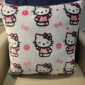 Hello Kitty White Plush Pillow